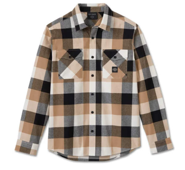 Harley Davidson Essence Long Sleeve Flannel Shirt