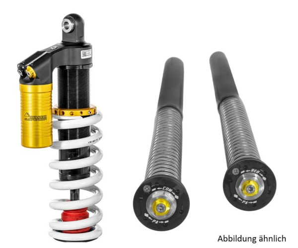 Touratech Suspension +25mm Höherlegungsset für Yamaha Tenere 700 (2019-2024), Extreme2 Federbein + C