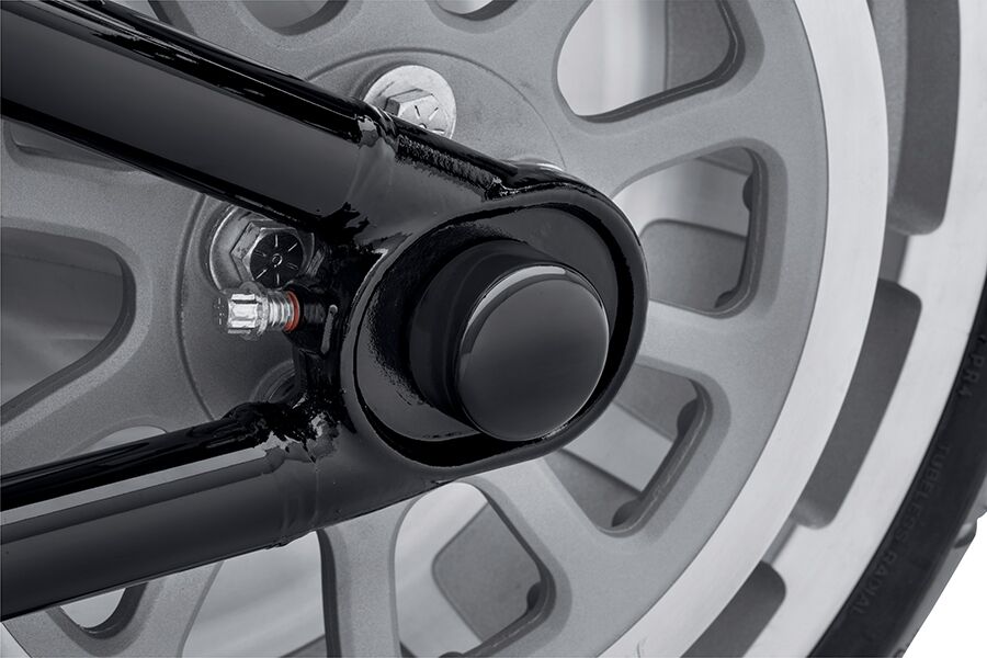 Motorrad Zubehör Dyna 3X Schwarz Vorne Gabel Cover Kappen Abdeckung Für Harley Softail Gabel Schrauben Abdeckung Schwarz Harley Sportster XL Dyna