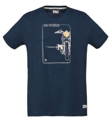 Motorrad T-Shirt Make Life A Ride Herren dunkelblau | BMW