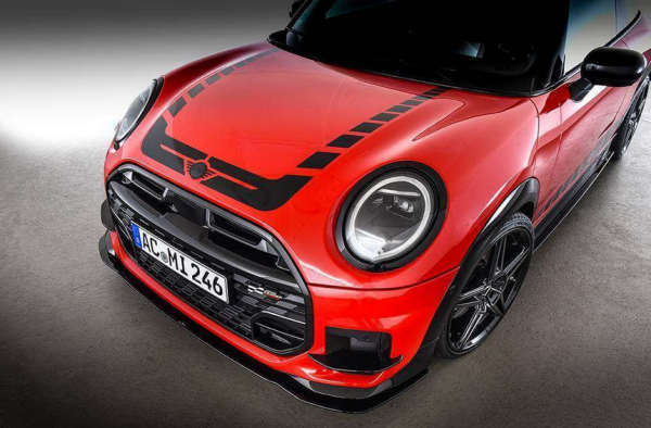 AC Schnitzer Dekor Set Motorhaube schwarz für MINI J01