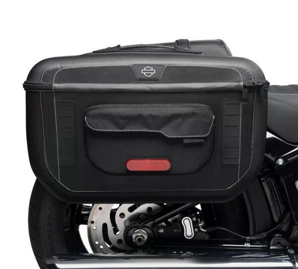 Harley Davidson Defender Seitenkoffer mit Schnellentriegelung