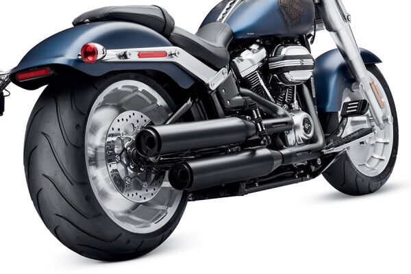 Harley Davidson Auspuff-Hitzeschild-Kit, mattschwarz 65400460