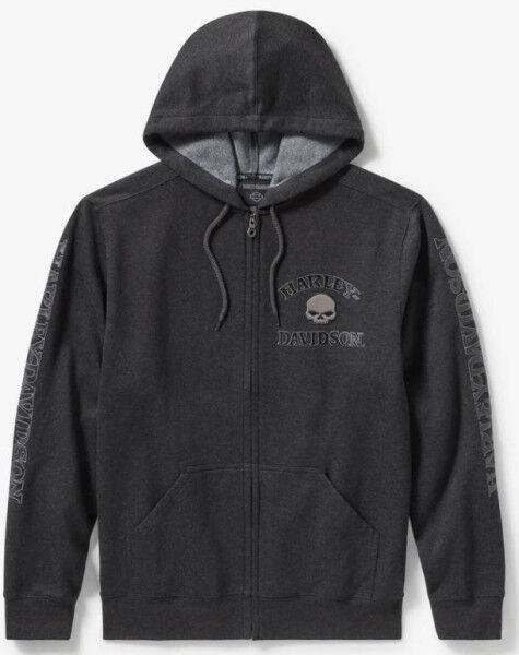 Harley Davidson Willie G™ Skull Zip Front Hoodie