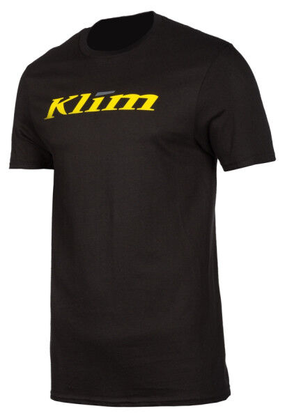 Klim Draft T-Shirt mit Backprint Schwarz/Gelb