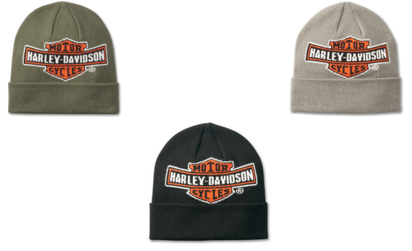 Harley Davidson Oil Can Beanie