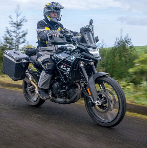 Verkleidungssturzbügel Edelstahl BMW F900GS Schwarz