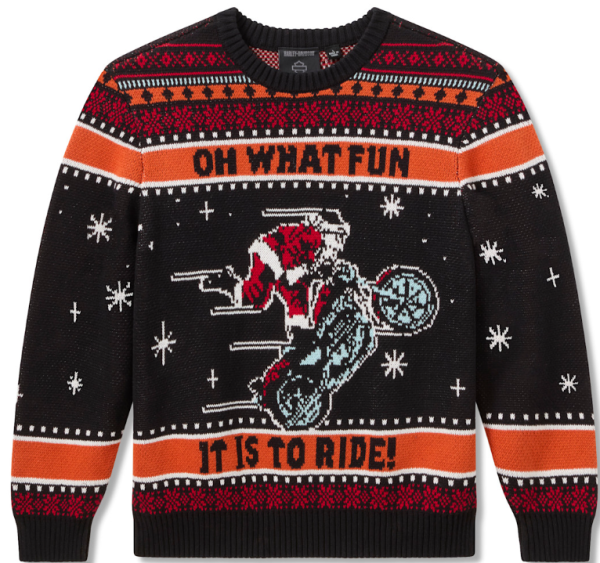 Harley Davidson Pullover „Oh What Fun It Is To Ride“