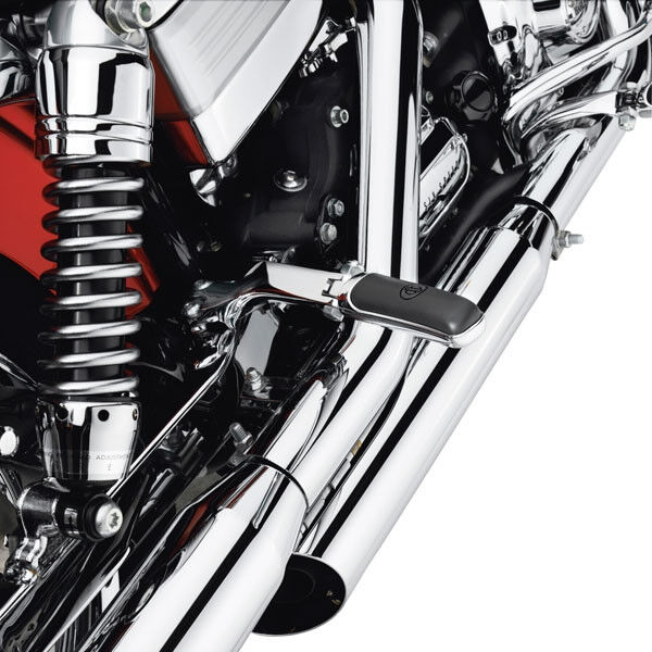 Harley Davidson Soziusfußrastenhalter-Kit - Chrom 49249-06