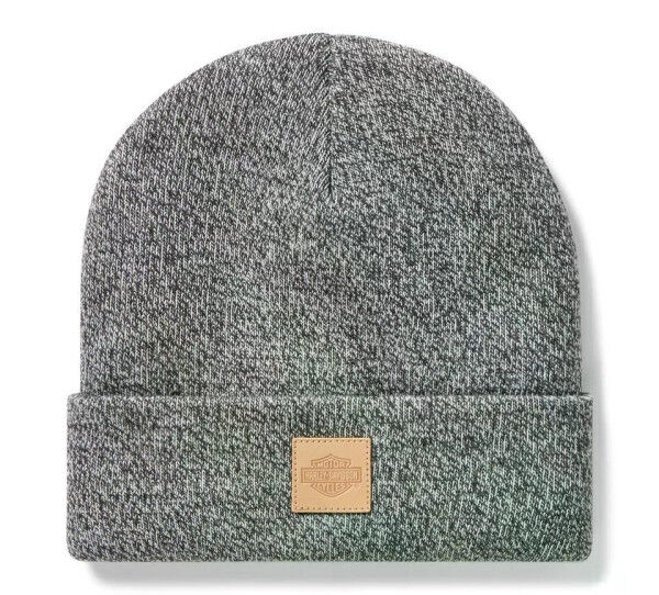 Harley Davidson Forever Harley® Leather Patch Beanie