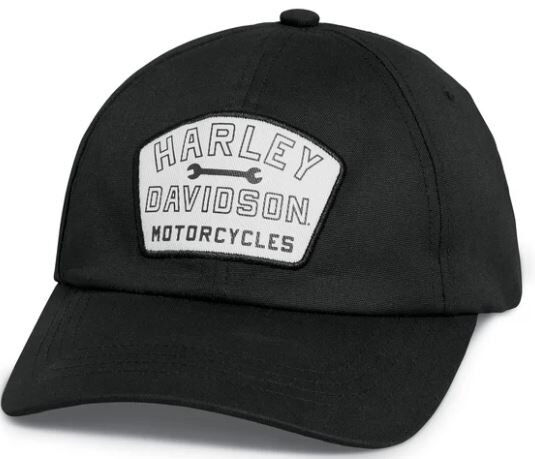 Harley Davidson Harley Waxed Canvas Cap für Herren schwarz