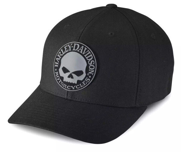 Harley-Davidson Baseball Cap Rubber Skull schwarz