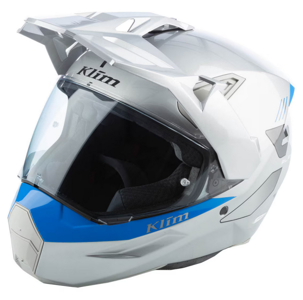 KLIM Motorrad X1 Alpha Helm White - High Rise