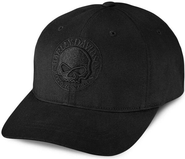 Harley Davidson Skull Stretch Cap für Herren