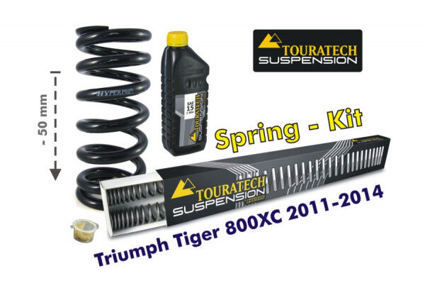 Tieferlegung um 50mm Triumph Tiger 800XC 2011-2015 *Austauschfedern*