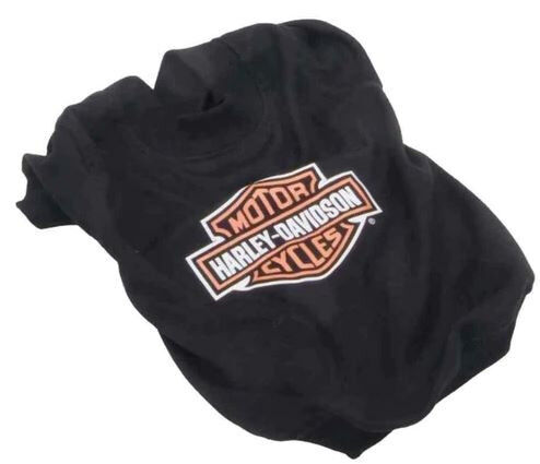 Harley Davidson Hunde T-shirt mit Bar&Schild Aufdruck