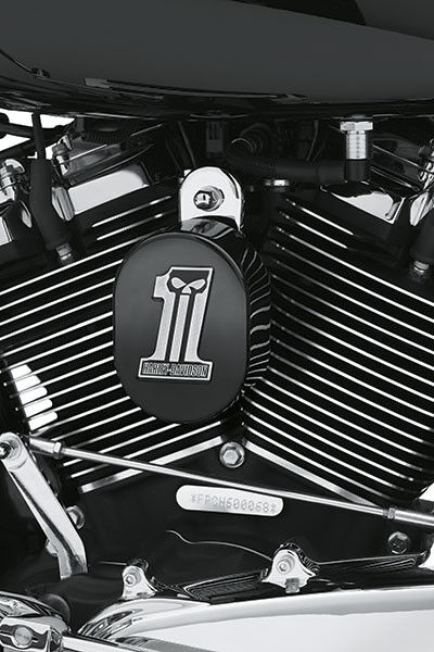 Harley Davidson Hupenabdeckung mit Dark Custom® Logo 61300621