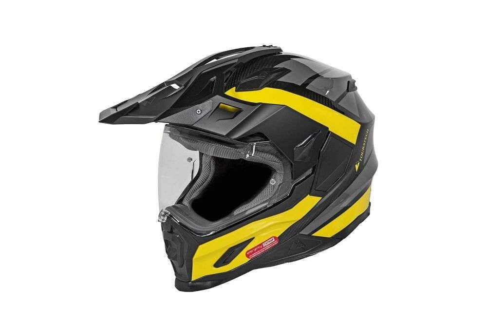 Motorrad Helm Aventuro Carbon2 Plus Gelb | Touratech