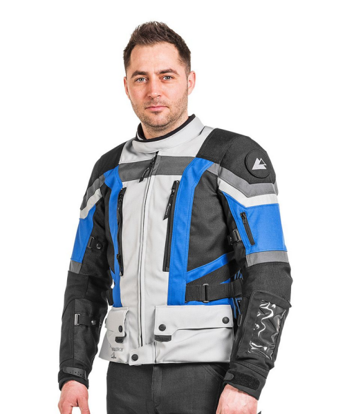 Compañero World Traveller Jacke Herren Standardgröße Blau-Schwarz