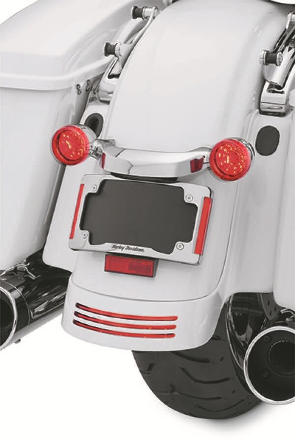 Curved License Plate Frame with LED Lighting 67900275 HarleyDavidson