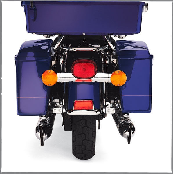 Harley Davidson Kurze Blinkerstange hinten - Chrom 68611-98