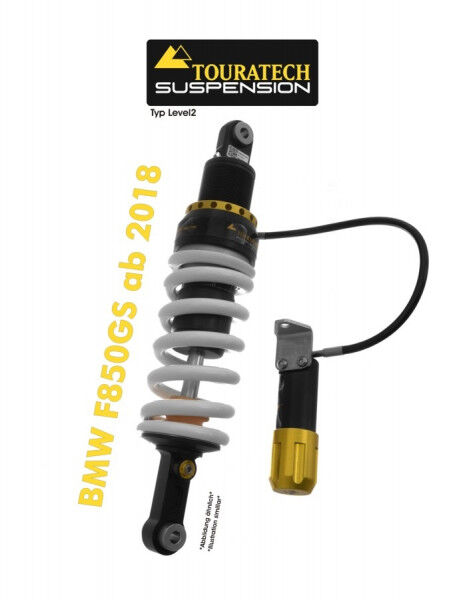 Touratech Suspension Federbein für BMW F850GS ab 2018 Typ Level2