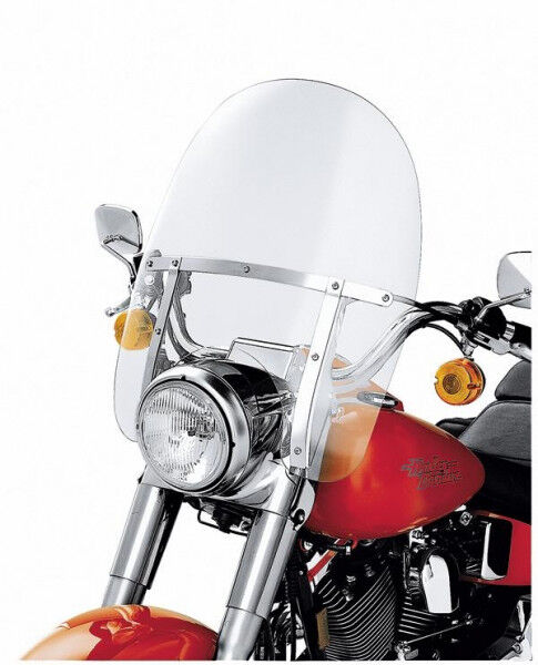 Harley Detachables King-Size Windschutzscheibe mit Scheinwerfergehäuse ohne Zusatzscheinwerfer